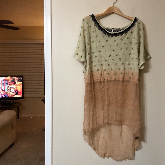 Free People Diamond Dip Dye Tunic - Picture 6 of 12